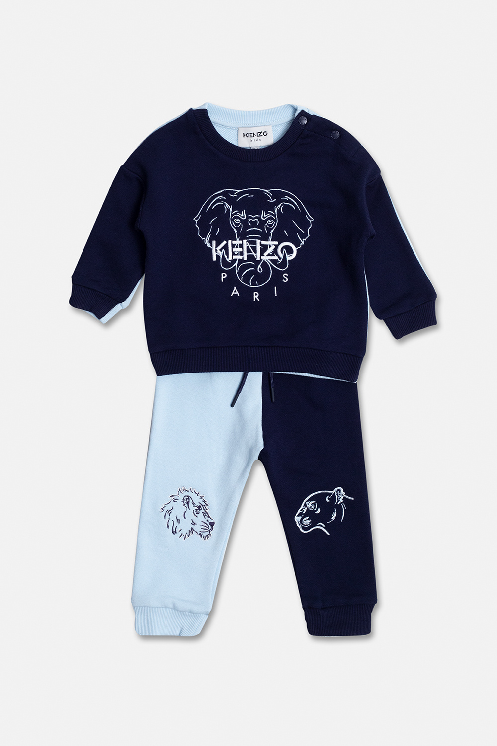 Baby blue clearance kenzo tracksuit